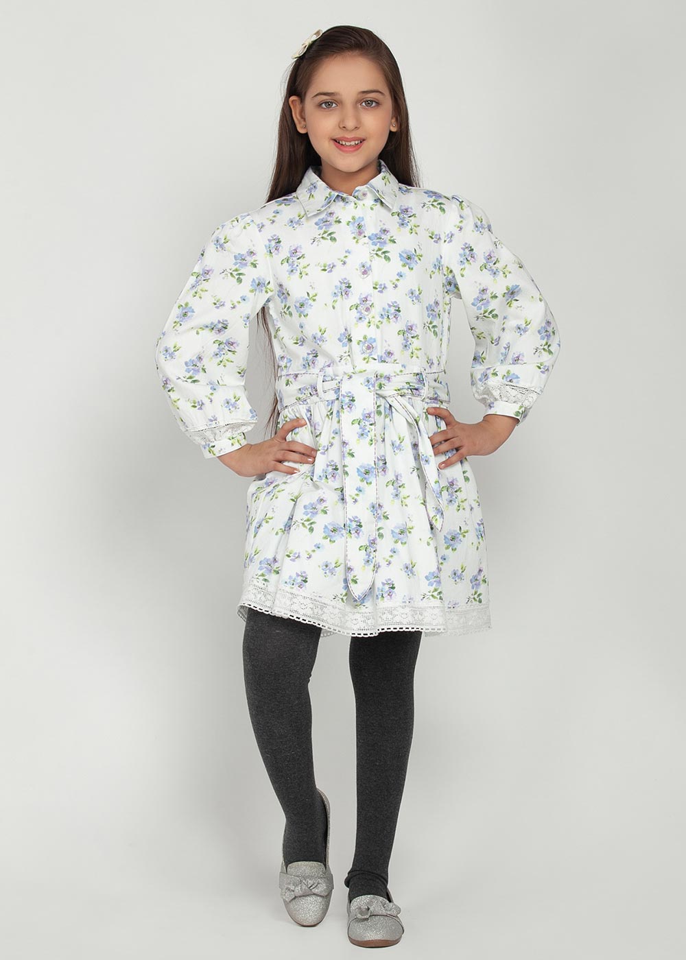Lilac Floral Dress