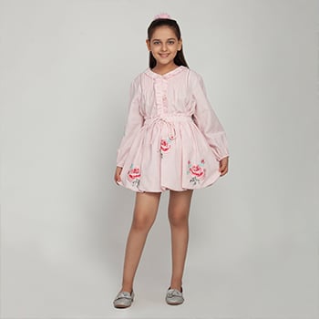 Rose Skirt Top Set