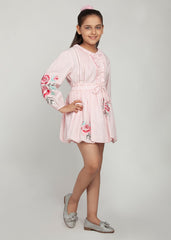Rose Skirt Top Set