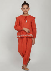 Floral Embroidered Set