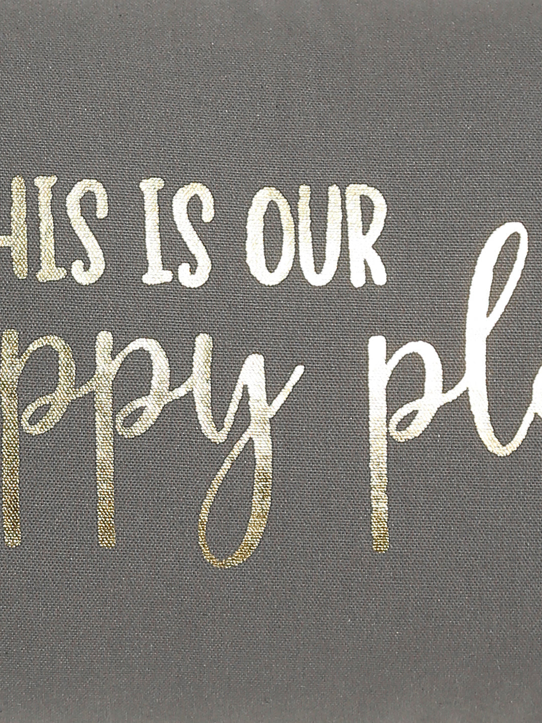 Set of 5 Happy Place Printed Cushion Cover