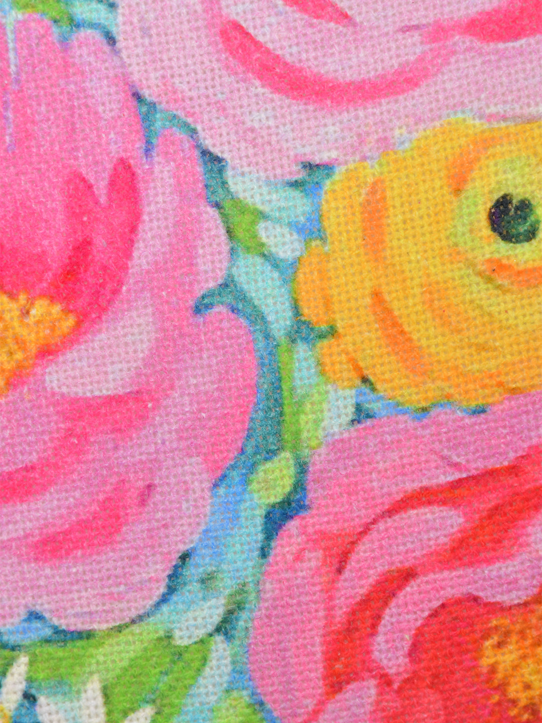 Set of 5 Life of Flower Cotton 30x50cm & 40x40cm Cushion Covers