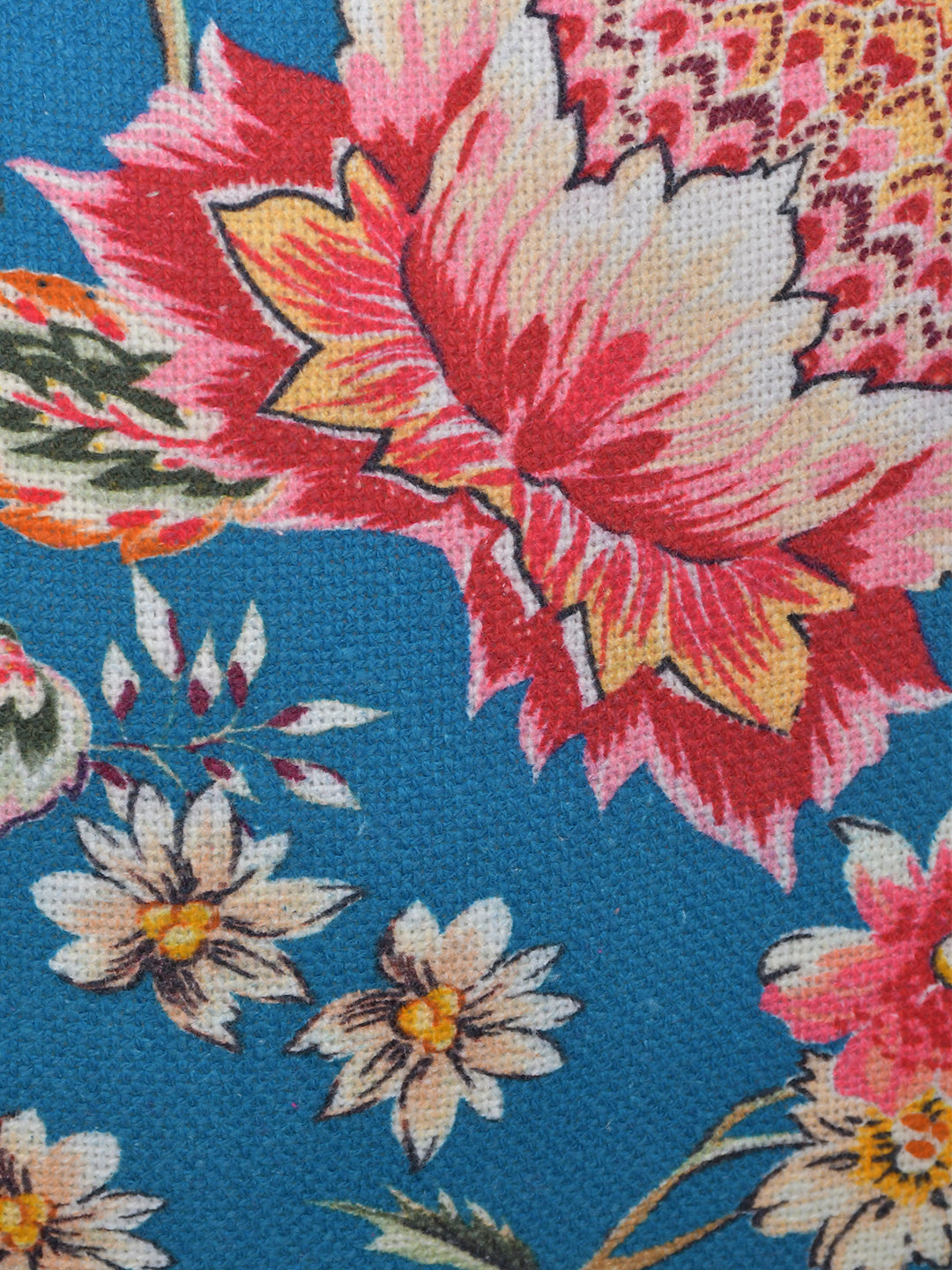 Set of 5 Jacobian Cotton 30x50cm & 40x40cm Cushion Covers