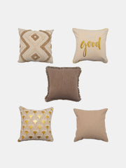 Set Of 5 Festive Cushion Cover Set