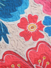 Set Of 5 Floral Cushion Cover Set