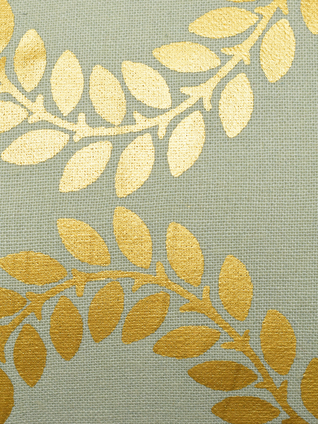 Set Of 5 Foil Printed Cushion Cover Set