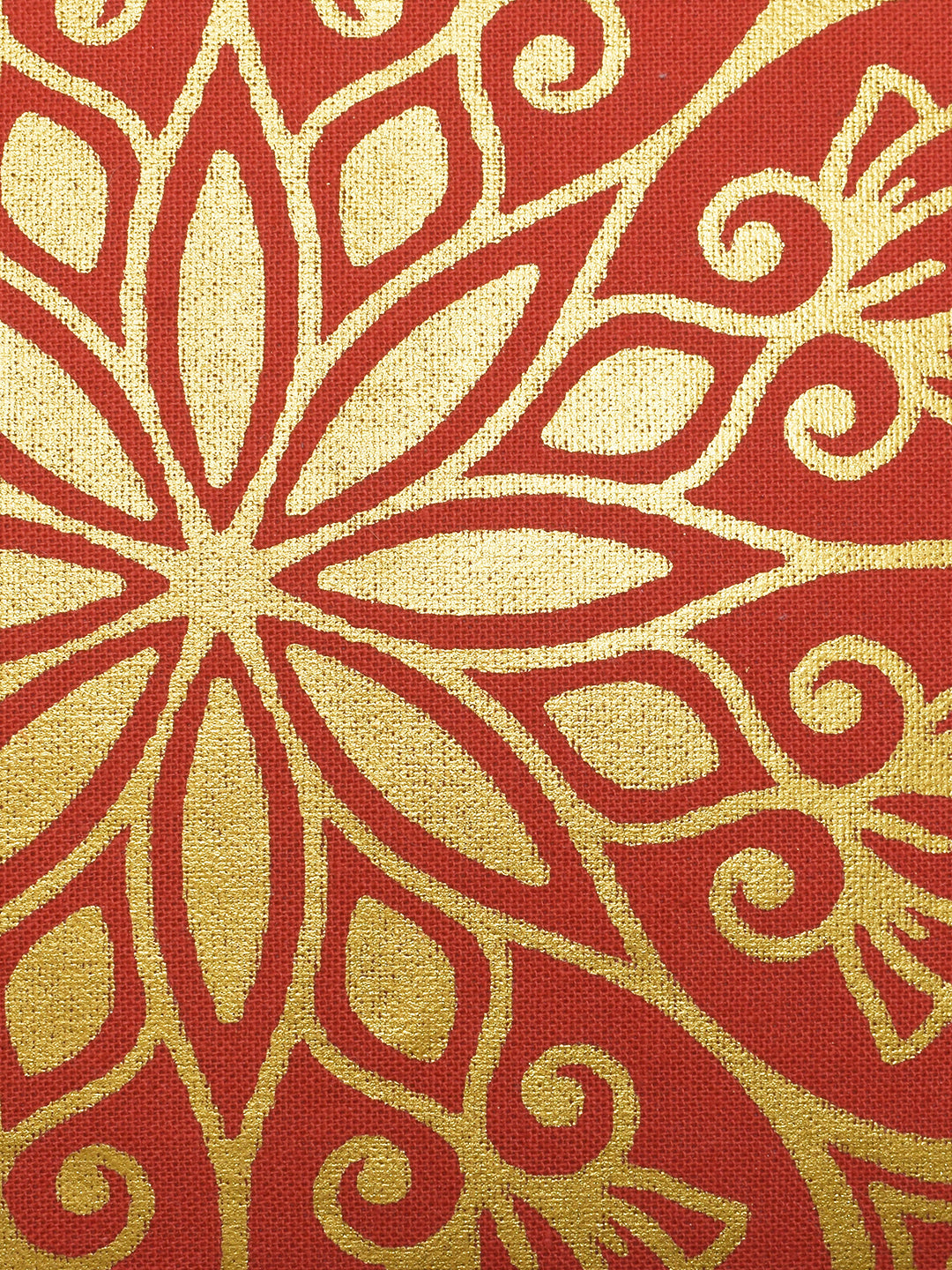 Set Of 5 Foil Printed Cushion Cover Set