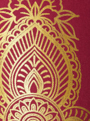 Set Of 5 Mughal Printed Cushion Cover Set