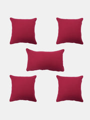 Set Of 5 Mughal Printed Cushion Cover Set