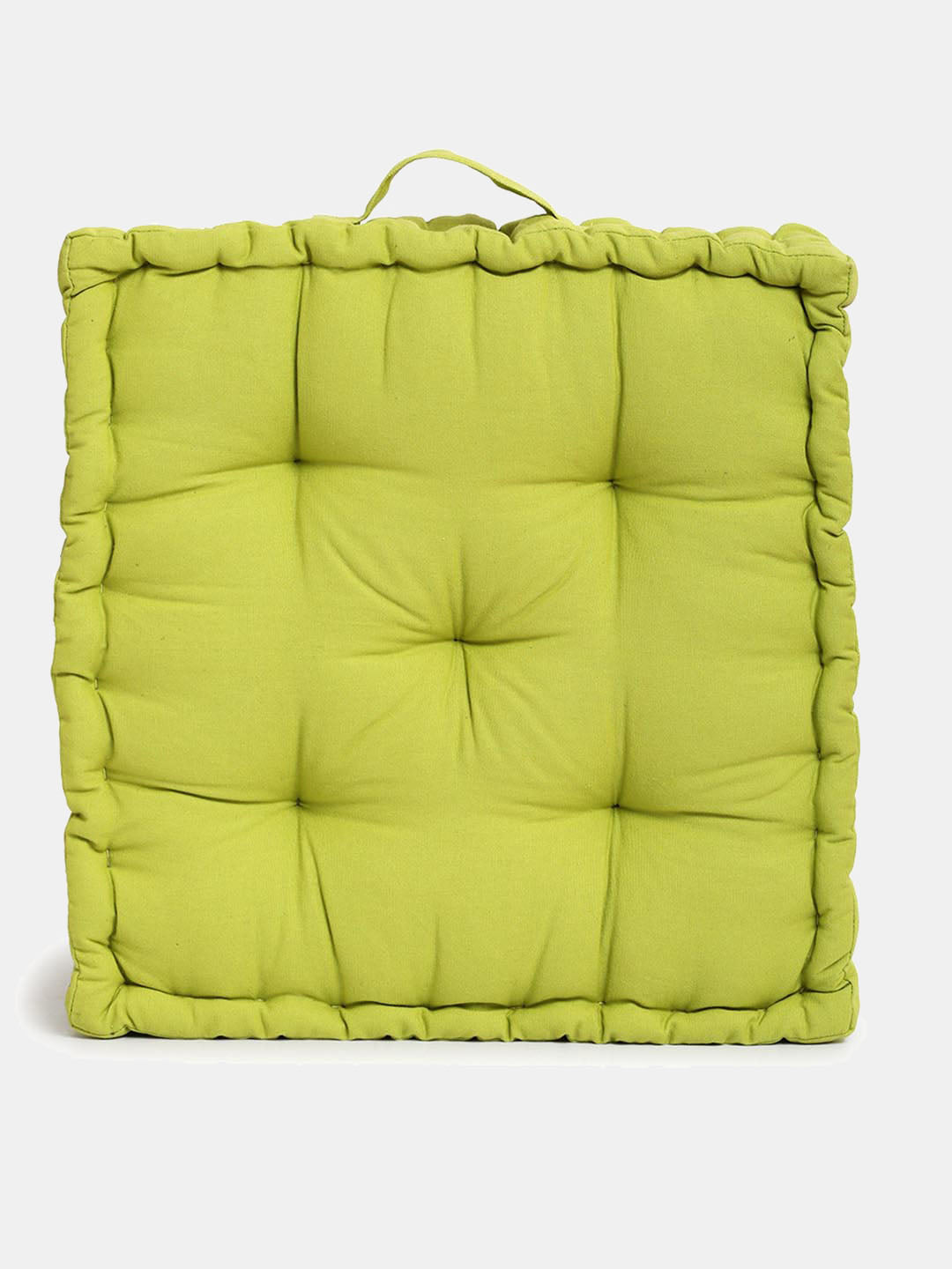 Set of 2 Pink & Green Matlas Floor Cushion