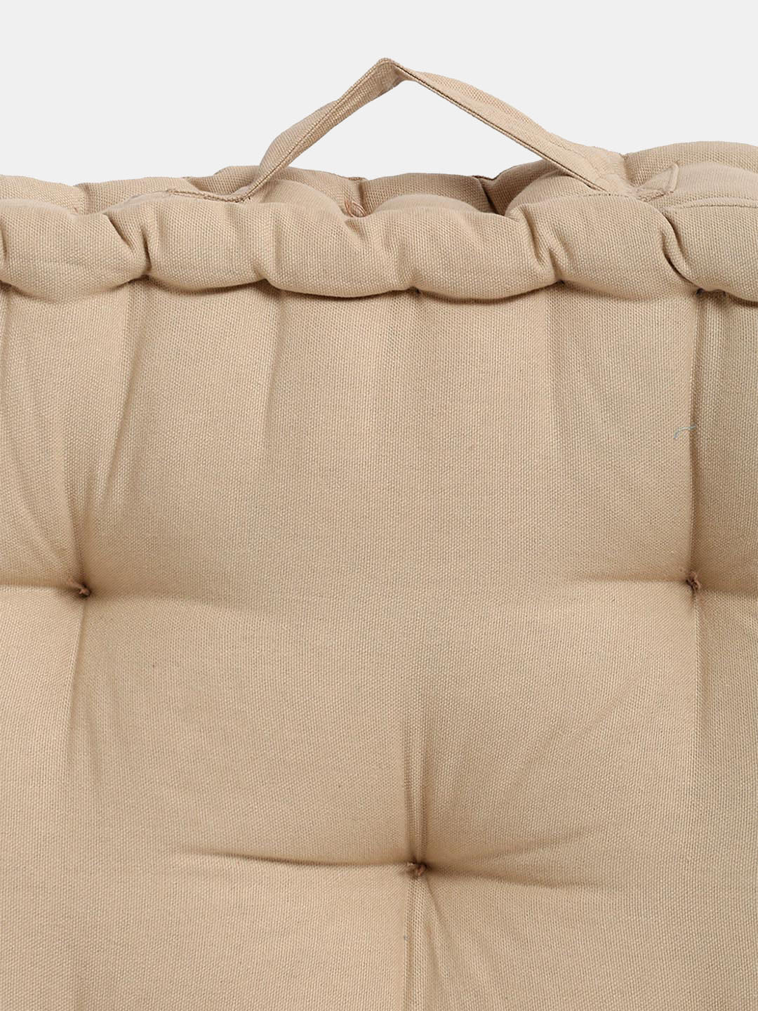 Set of 2 Brown & Beige Matlas Floor Cushion