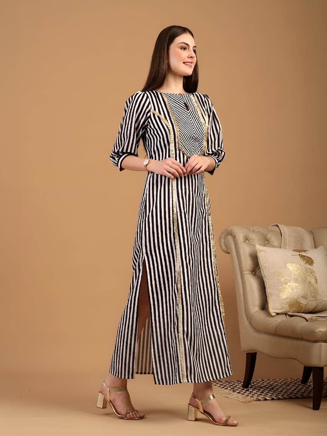 Fusion Striper Tunic Dress