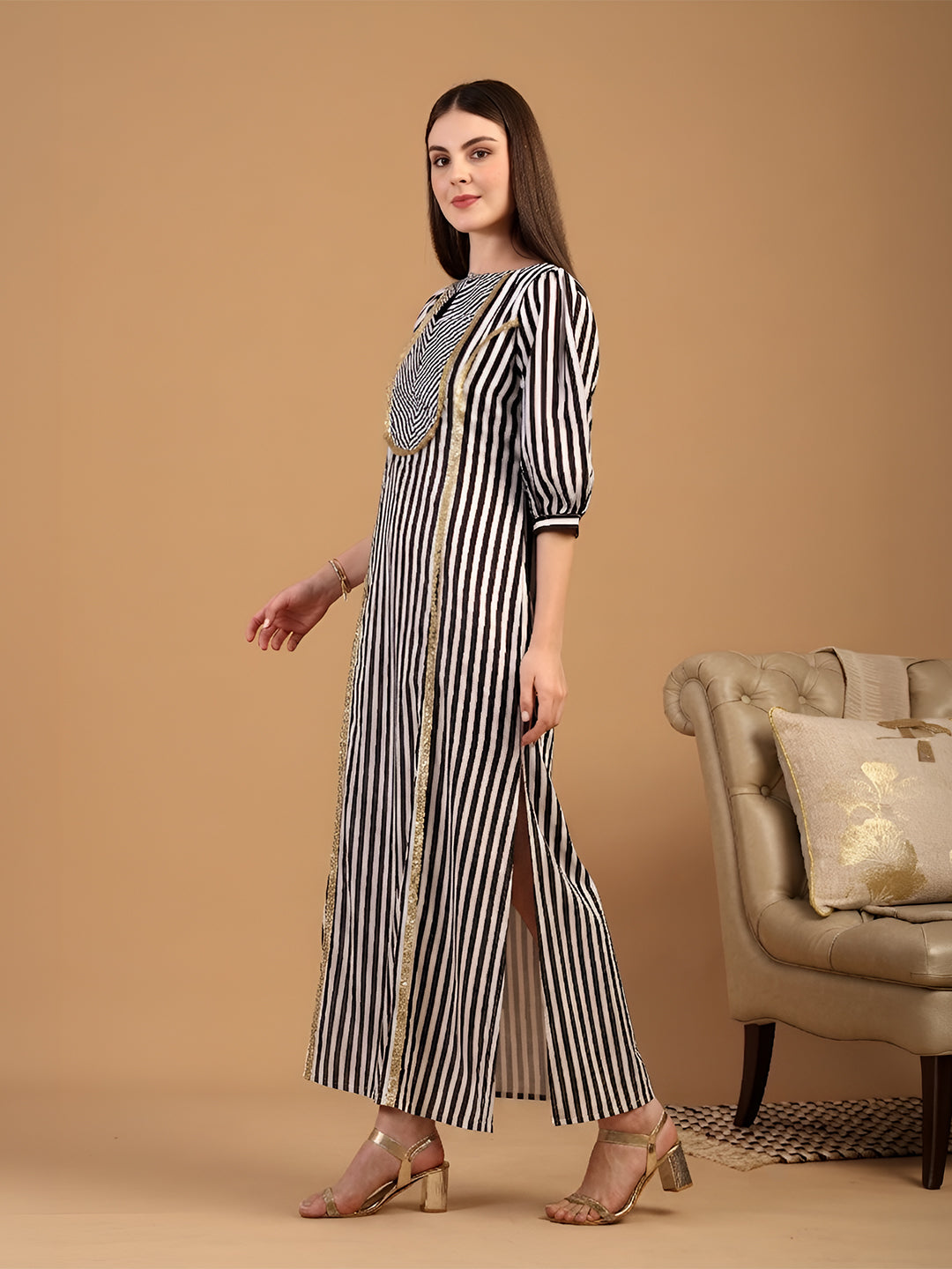 Fusion Striper Tunic Dress