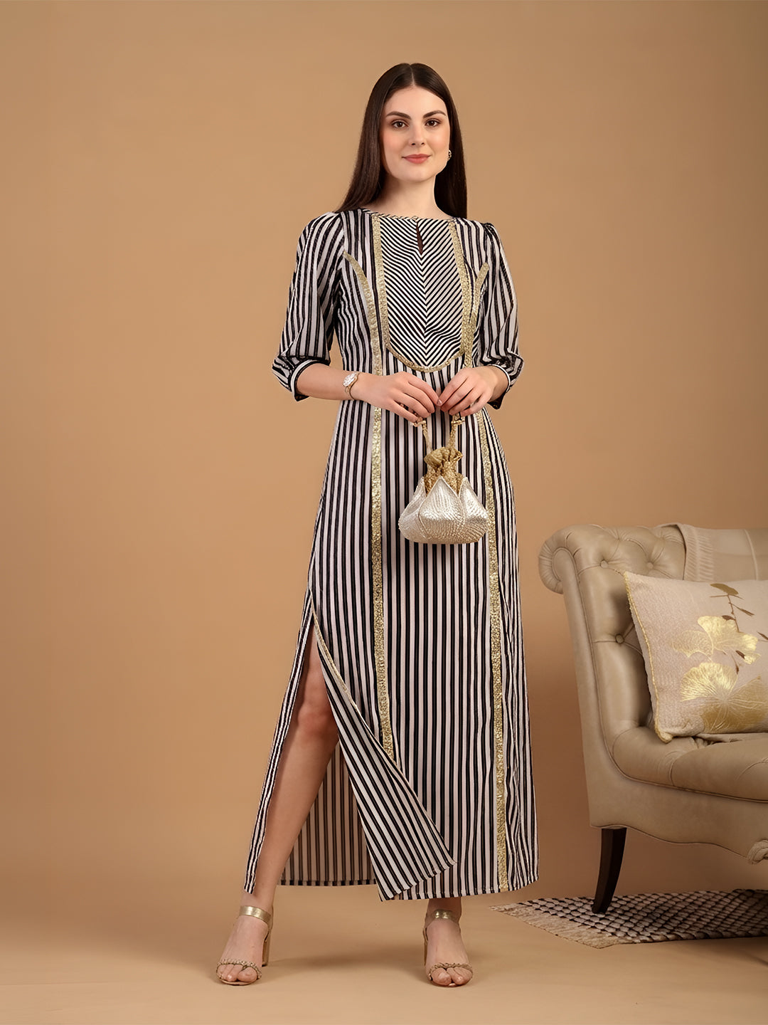 Fusion Striper Tunic Dress